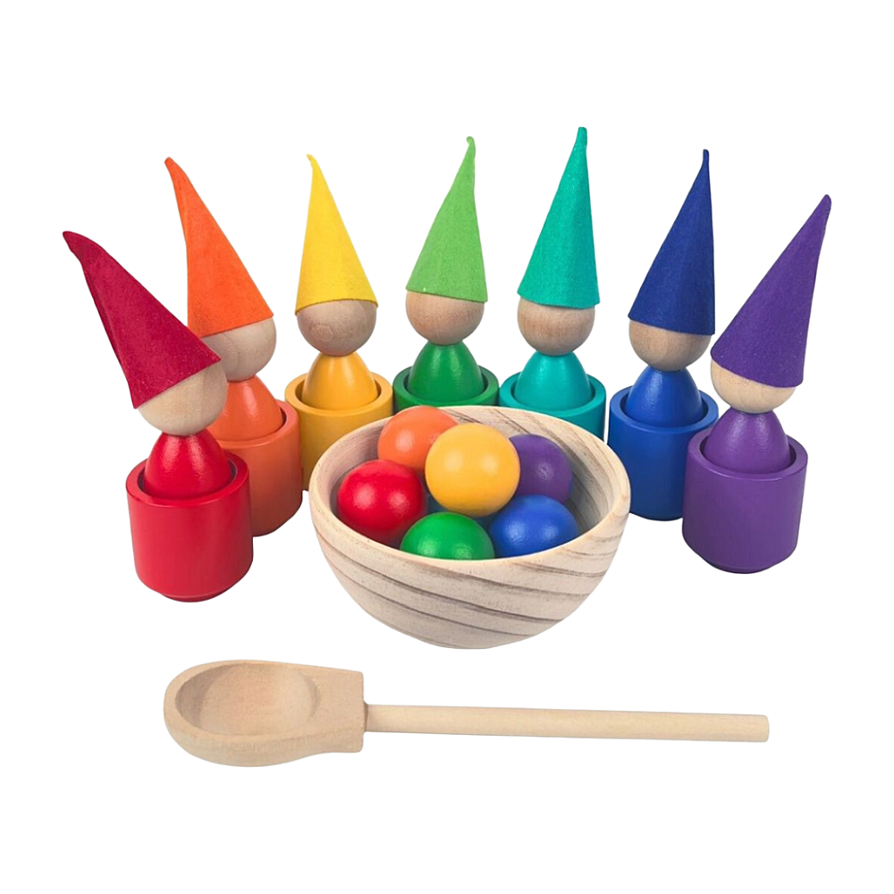 2KIDS TOYS Duhové panenky s míčky 7 barev