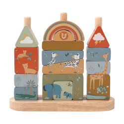 2KIDS TOYS Nasazování kostek safari