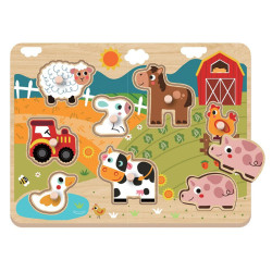 2KIDS Toys puzzle farma 9 kusů