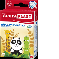 3M™ SPOFAPLAST 114 Dětské náplasti zvířátka 20 kusů
