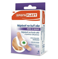 3M™ SPOFAPLAST 183 Náplasti na kuří oka 70 mm x 12,5 mm 6 kusů