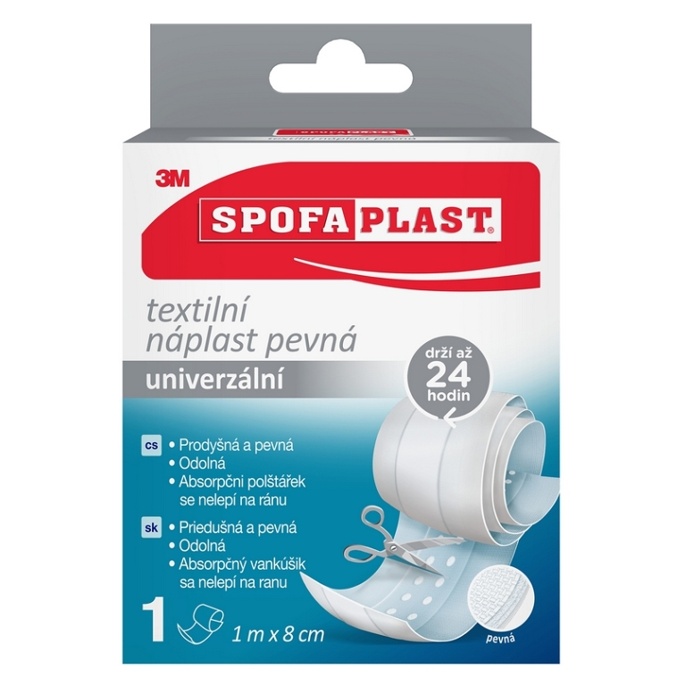 3M™ SPOFAPLAST 264 Pevná textilní náplast 8 cm x 1m