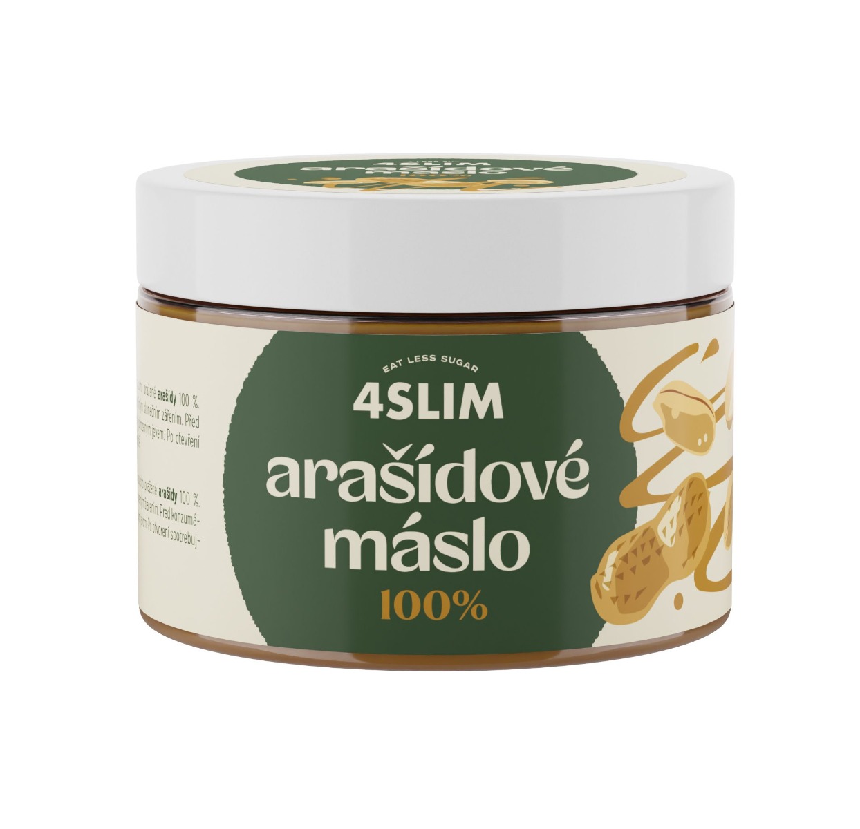 4Slim 100% arašídové máslo 500 g