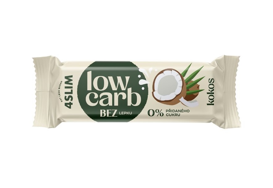 4Slim Čekanková tyčinka Low Carb kokos 35 g