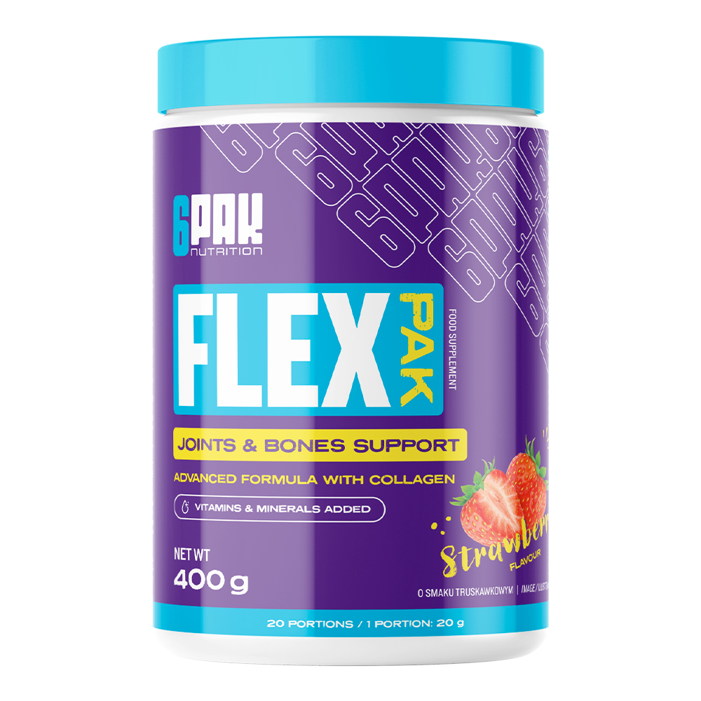 6Pak Nutrition Kloubní výživa Flex Pak 400 g jahoda