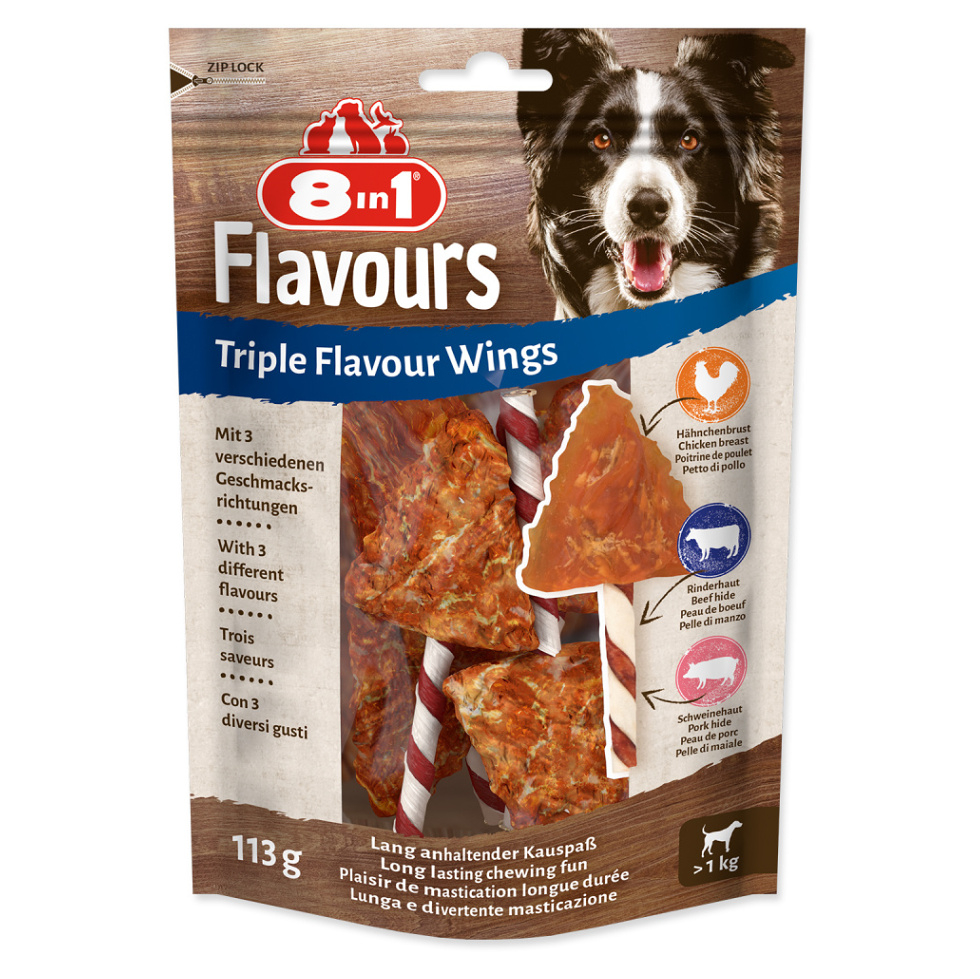 8IN1 Triple Flavour křidýlko žvýkací 6 kusů