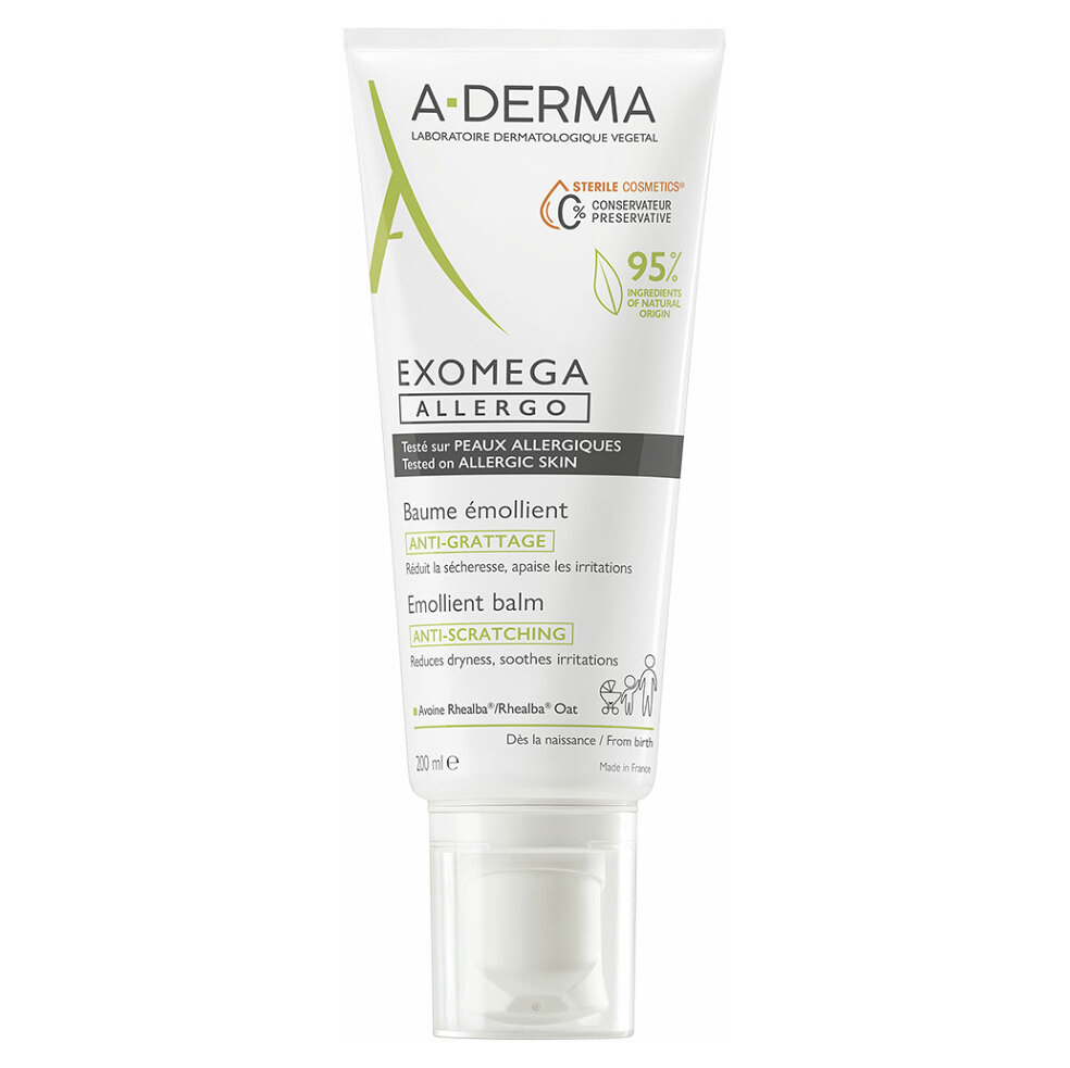 A-DERMA Exomega Allergo Emolienční balzám 200 ml