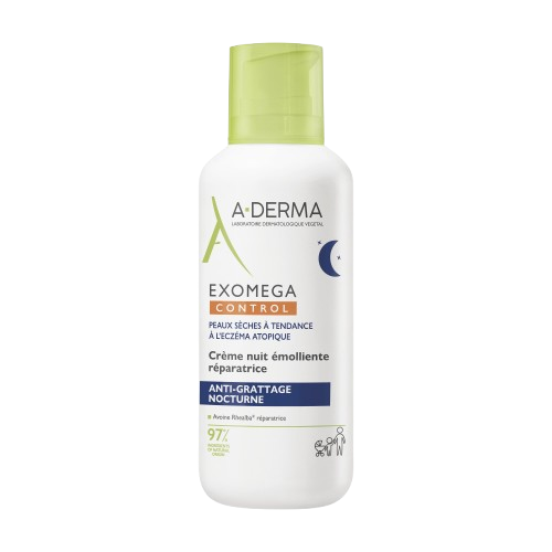 A-DERMA Exomega Control, Regenerační emolienční noční krém 400 ml