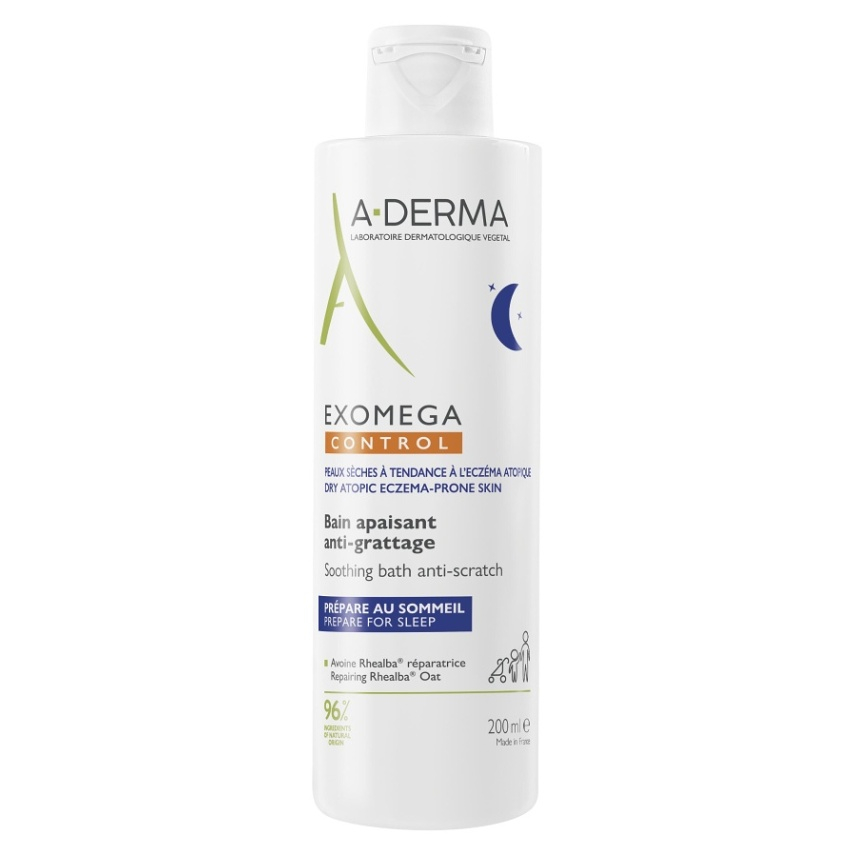 A-DERMA Exomega Control Zklidňující koupel 200 ml