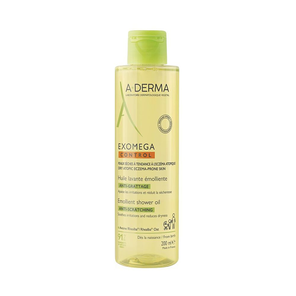 A-DERMA Exomega Control Zvláčňující sprchový olej 200 ml