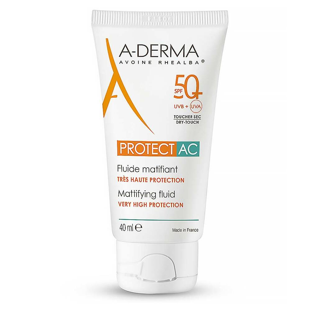 A-DERMA Protect AC Zmatňující fluid SPF 50+ 40 ml