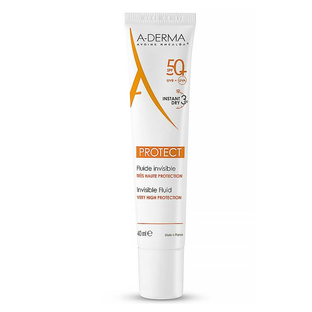A-DERMA Protect Transparentní fluid SPF50+ 40 ml