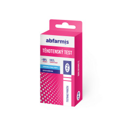 ABFARMIS Těhotenský test, testovací proužky 10 mIU/ml 2 ks