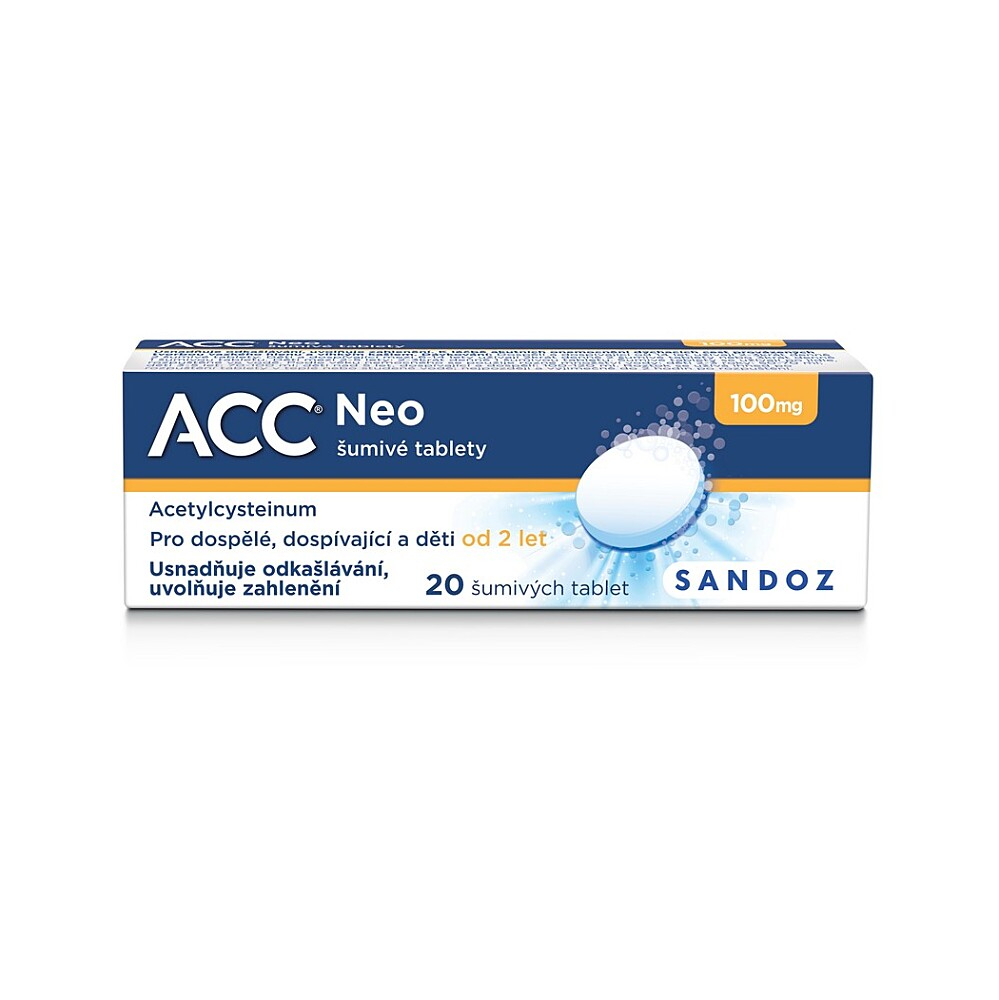 ACC 100 NEO 20x100 mg šumivých tablet