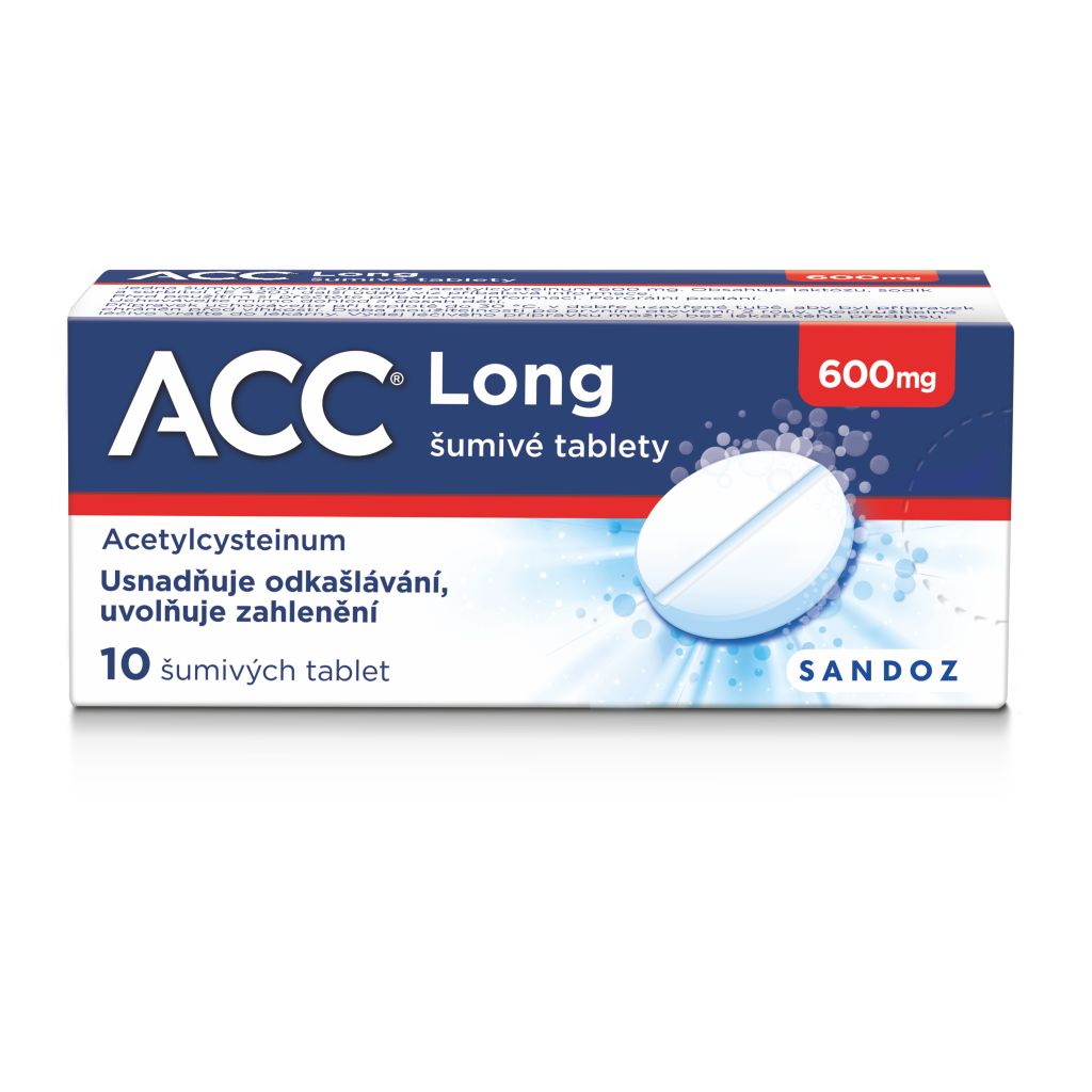 ACC LONG 600 mg 10 šumivých tablet