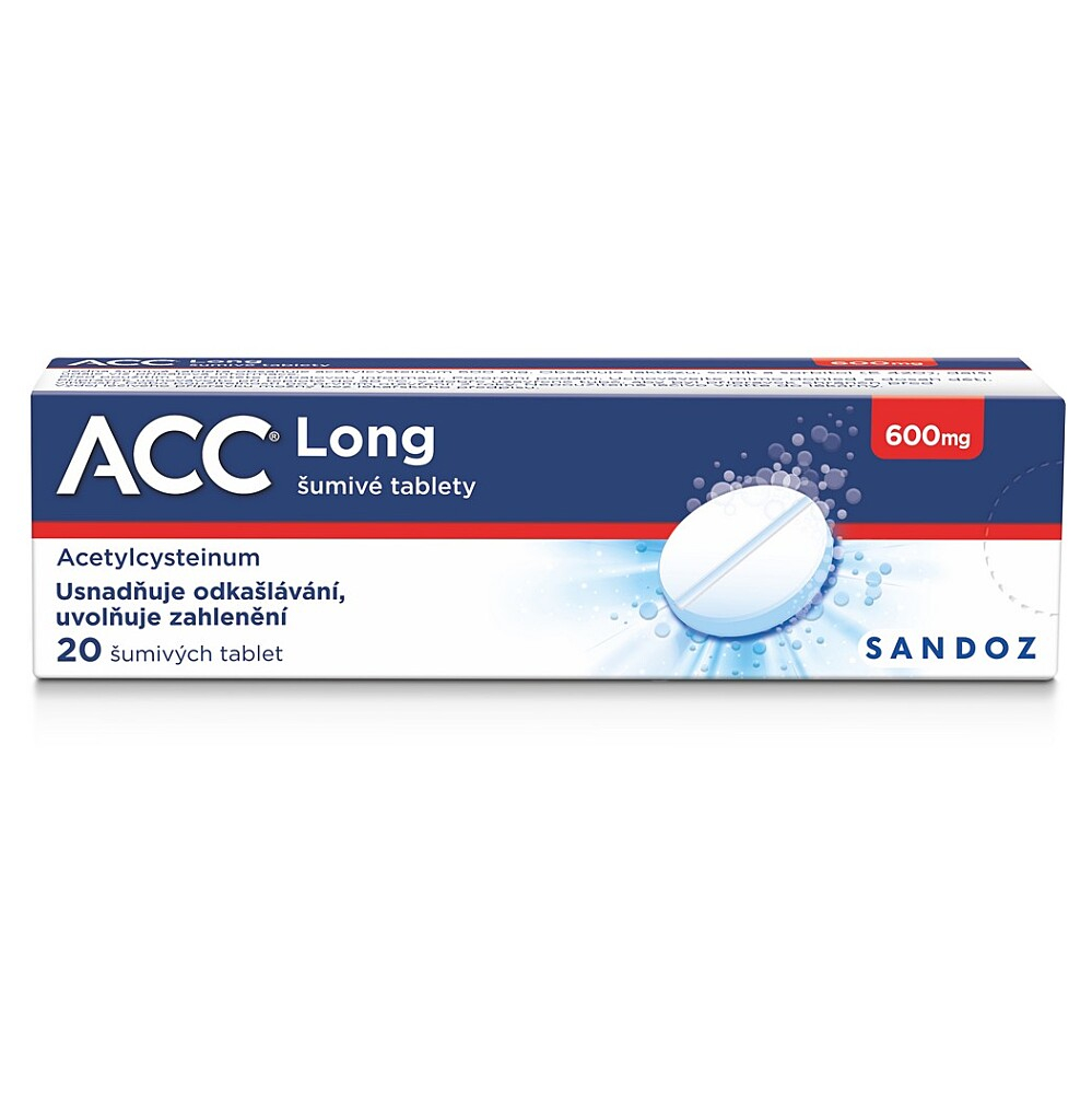 ACC LONG 600 mg x 20 šumivých tablet