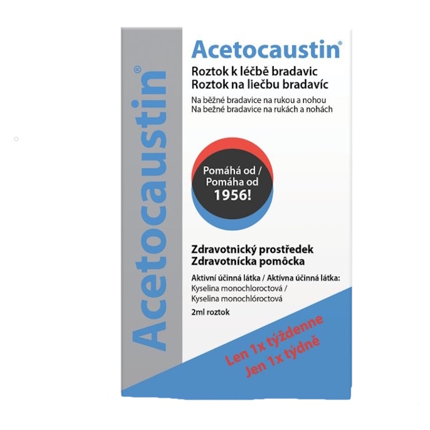 ACETOCAUSTIN Roztok k léčbě bradavic 2 ml