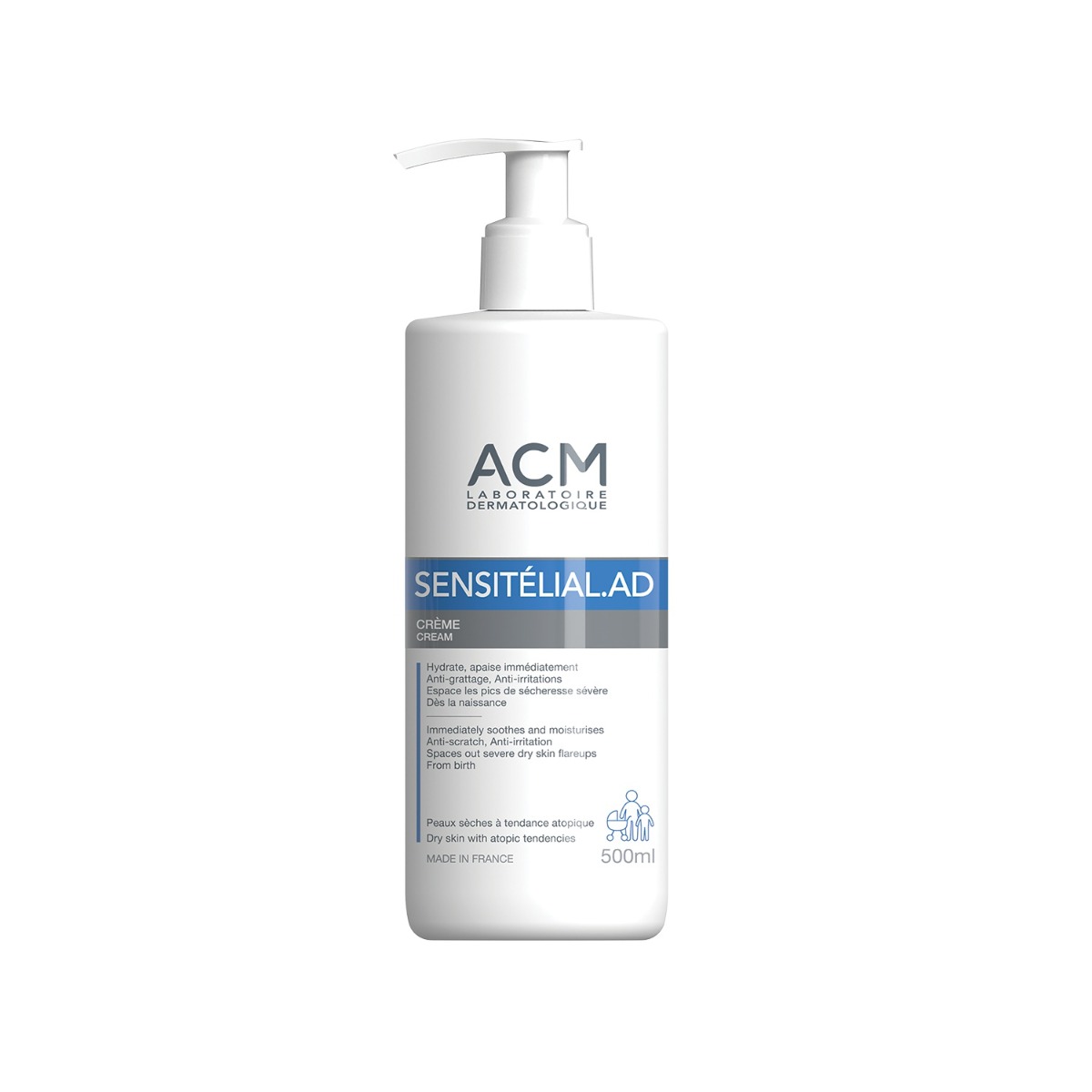 ACM SENSITÉLIAL.AD tělový krém 500 ml