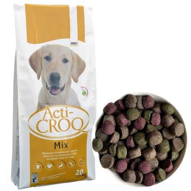 Acti-croq MIX 24/11 20kg plnohodnotné barevné krmivo pro dospělé psy všech plemen