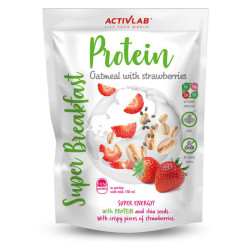 ACTIVLAB Super protein breakfast ovesná kaše s jahodami 300 g