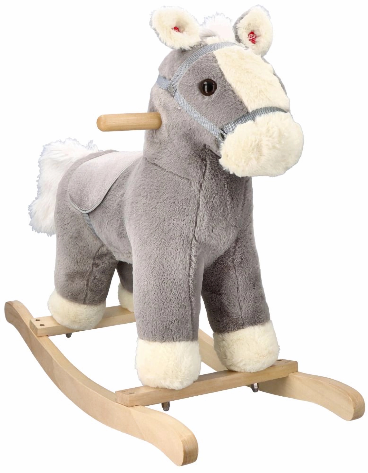 Adam Toys Houpací Koník Šedák se zvukem - šedá