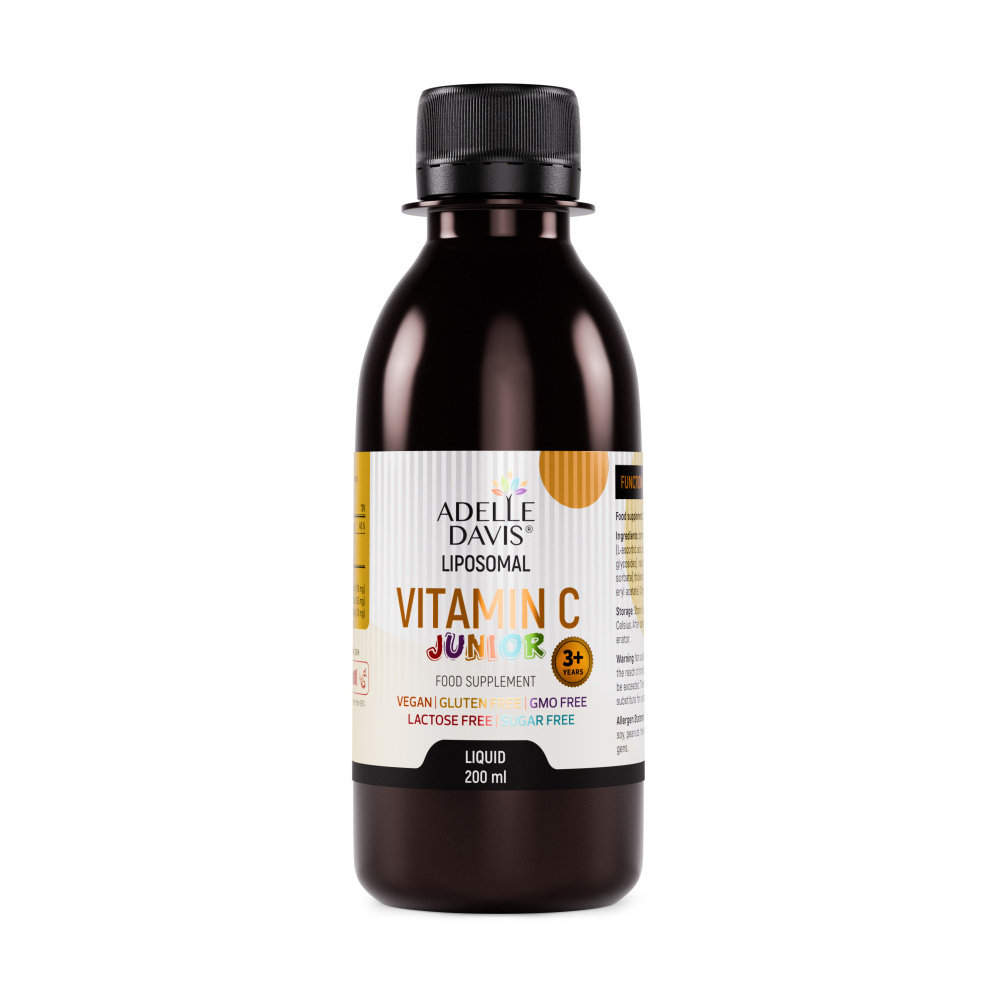 Adelle Davis Lipozomální Vitamín C JUNIOR od 3 let 200 ml