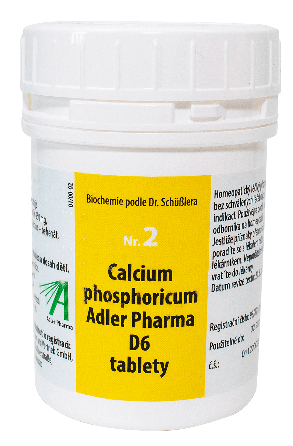 ADLER PHARMA Nr. 2 Calcium phosphoricum  D6 2000 tablet