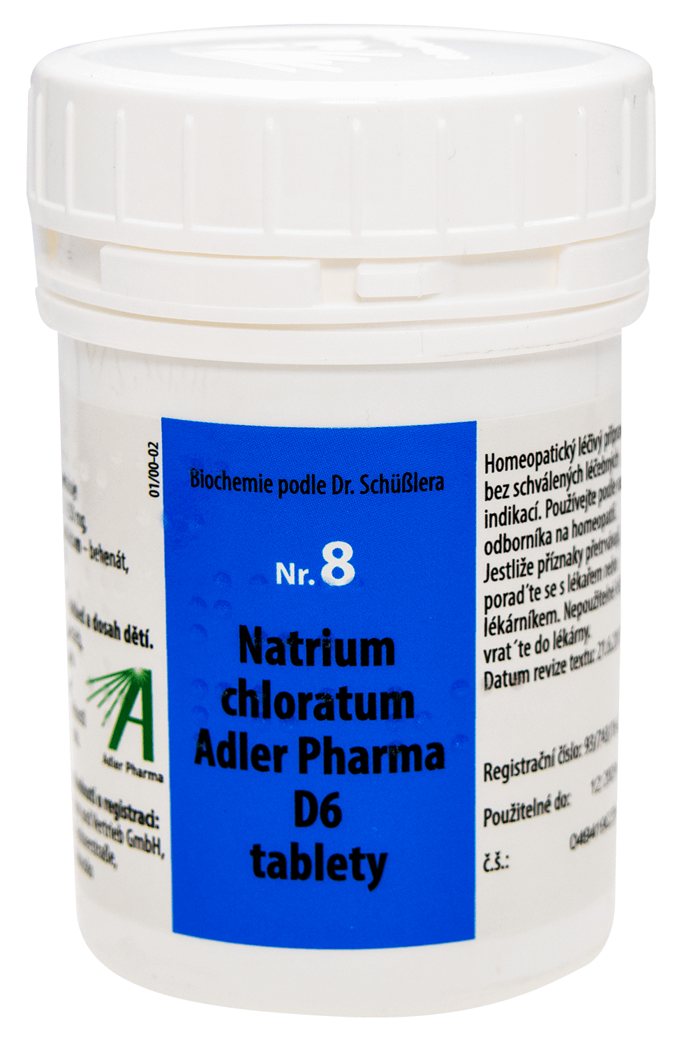ADLER PHARMA Nr. 8 Natrium chloratum  D6 2000 tablet