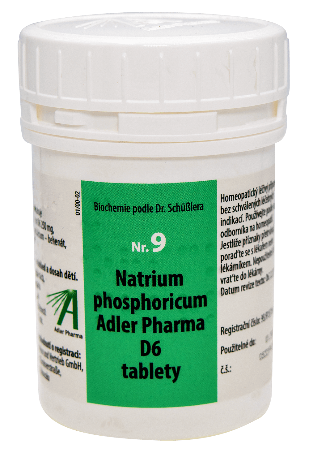 ADLER PHARMA Nr. 9 Natrium phosphoricum D6 2000 tablet