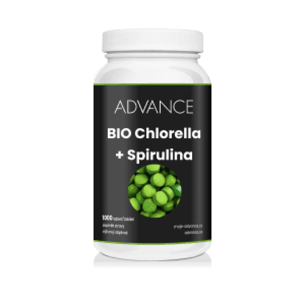 ADVANCE Chlorella + Spirulina BIO 1000 tablet