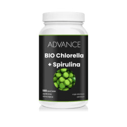 ADVANCE Chlorella + Spirulina BIO 1000 tablet