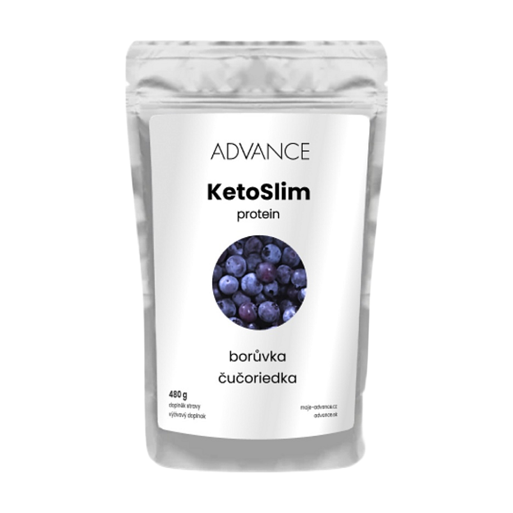 ADVANCE KetoSlim protein borůvka 480 g