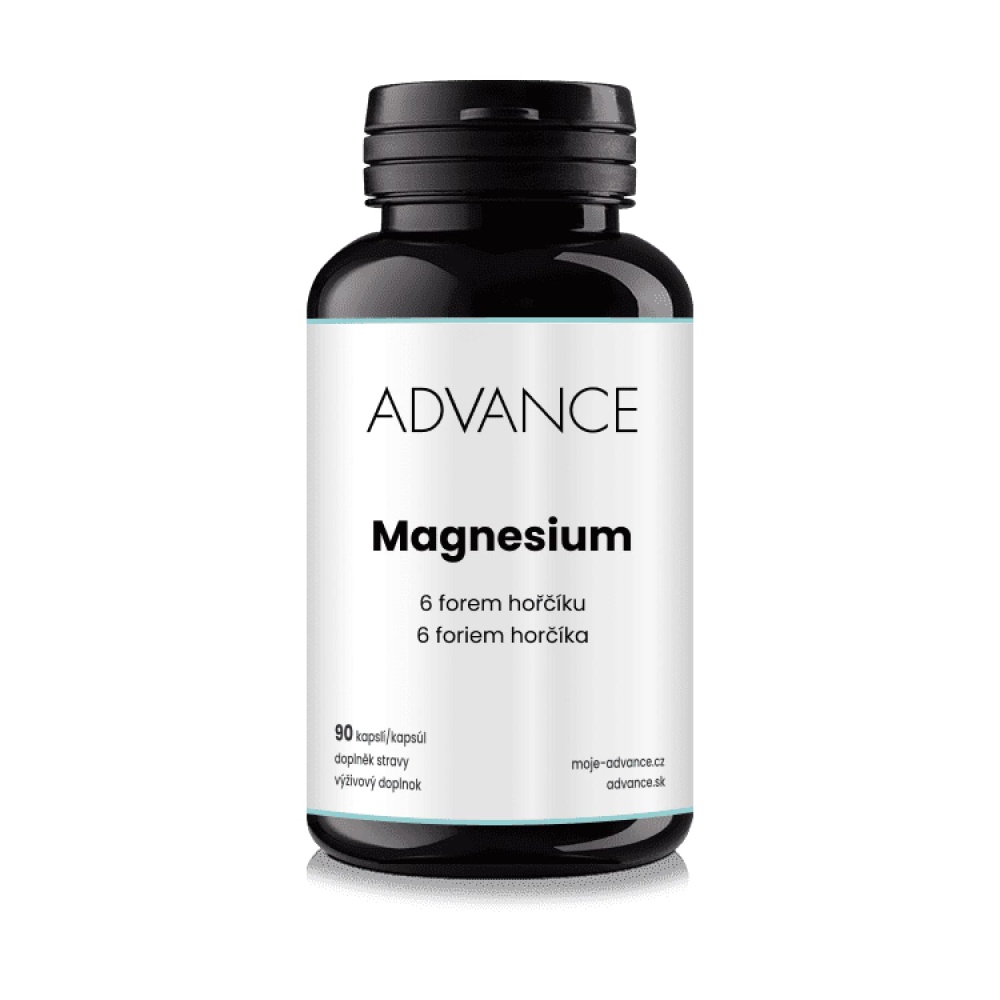 Advance Magnesium 6 forem hořčíku 90 kapslí