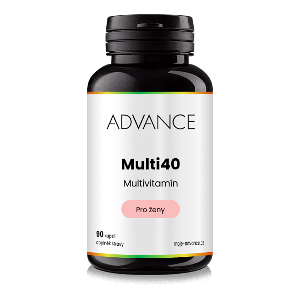 ADVANCE Multi40 multivitamin pro ženy 90 kapslí