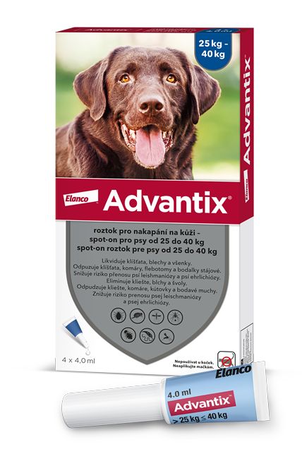 Advantix pro psy 25-40 kg spot-on 4x4 ml