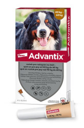 Advantix pro psy od 40 do 60 kg spot-on 4x6 ml