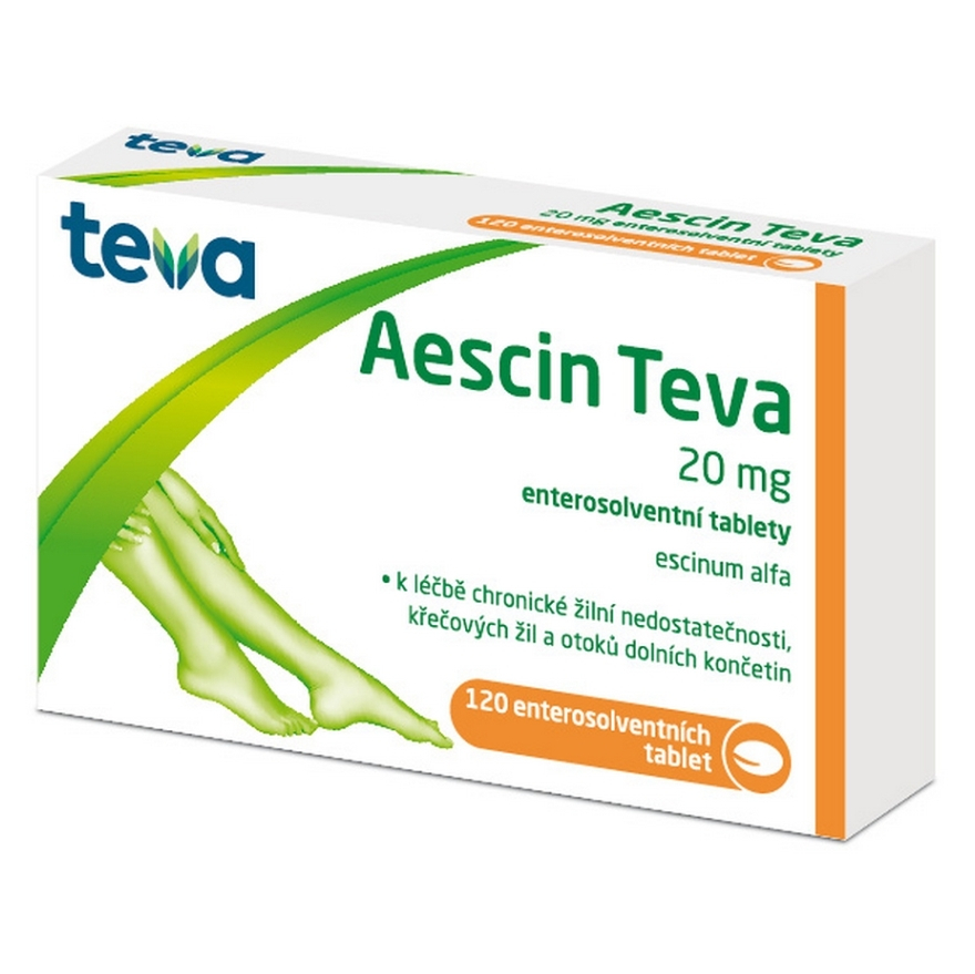 AESCIN-TEVA 20 mg 120 tablet