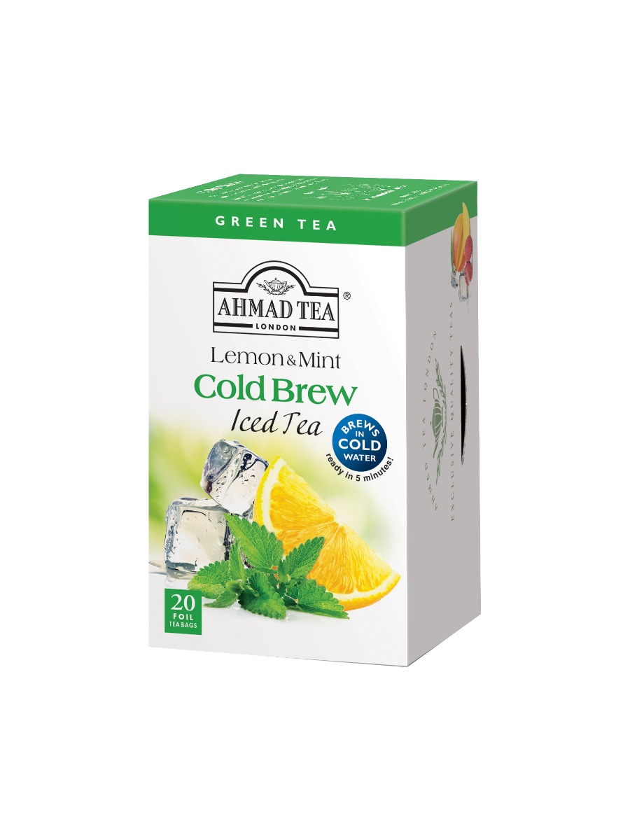 Ahmad Tea Cold Brew Iced Tea Lemon&Mint 20 sáčků
