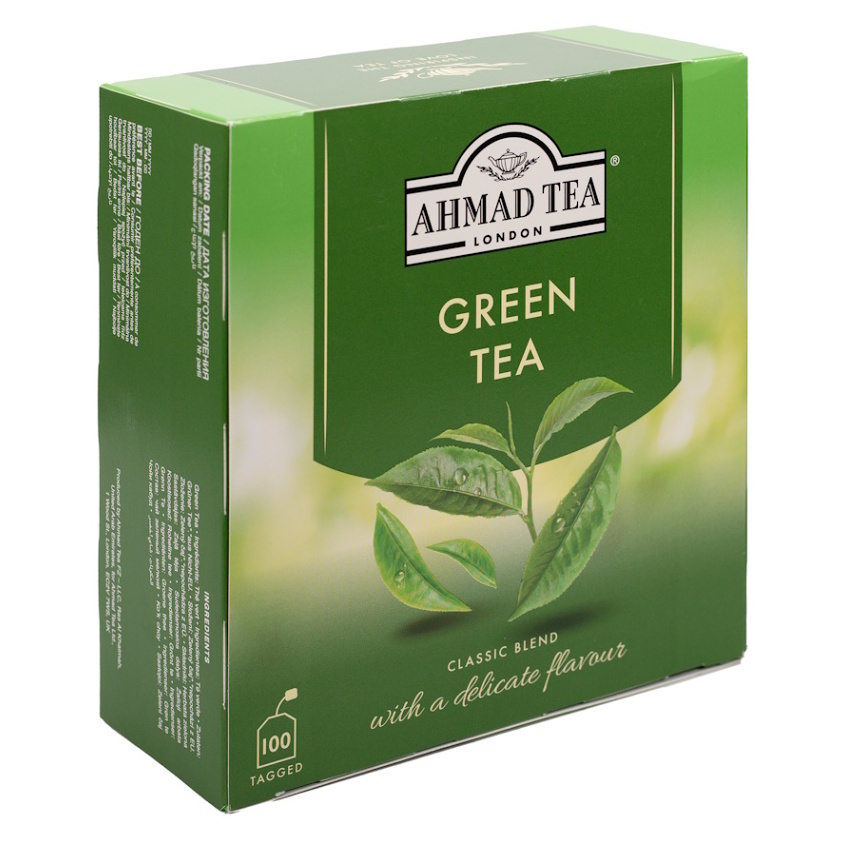 AHMAD TEA Green Tea 100x2 g