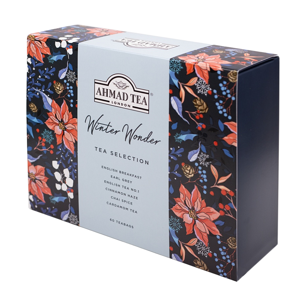 AHMAD TEA Winter wonder selection černé čaje 60 sáčků