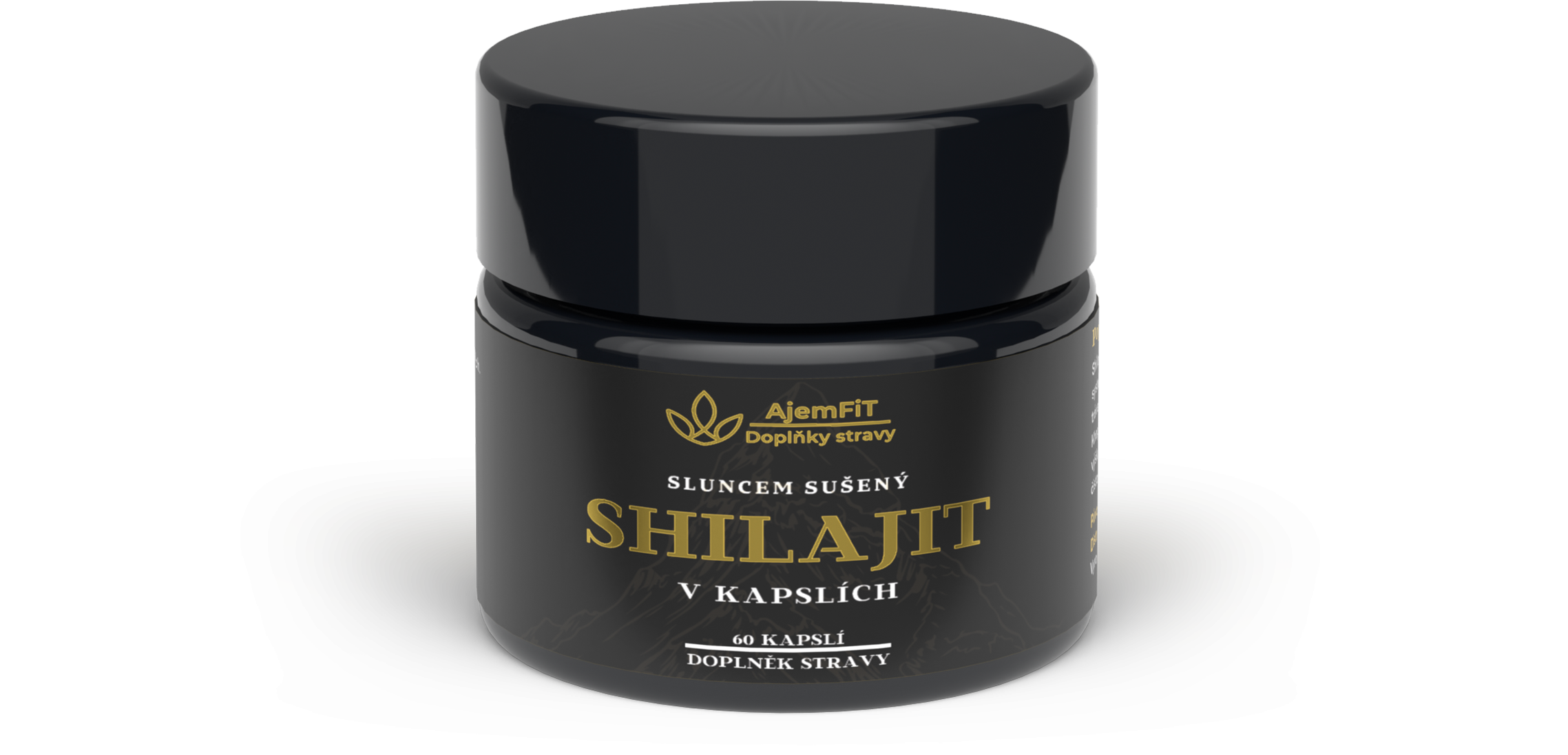 AjemFIT Balíček pro Podporu Vytrvalosti - Shilajit Black Gold
