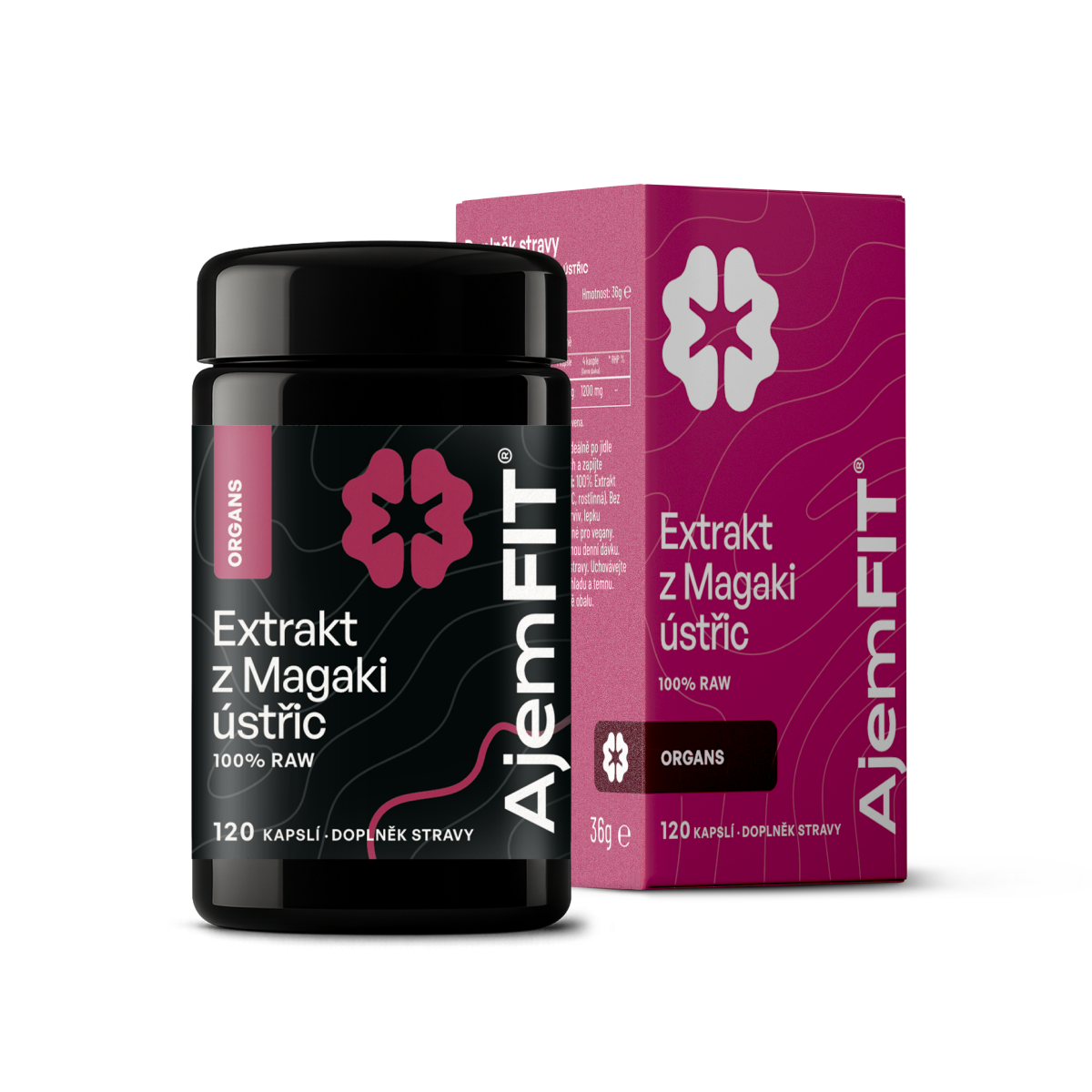 AjemFIT Extrakt z Ústřic Magaki - 120 kapslí