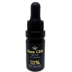AjemFIT Fullspectrum CBG 10% (MCT olej) - 10ml