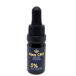 AjemFIT Fullspectrum CBG 5% (MCT olej) - 10ml