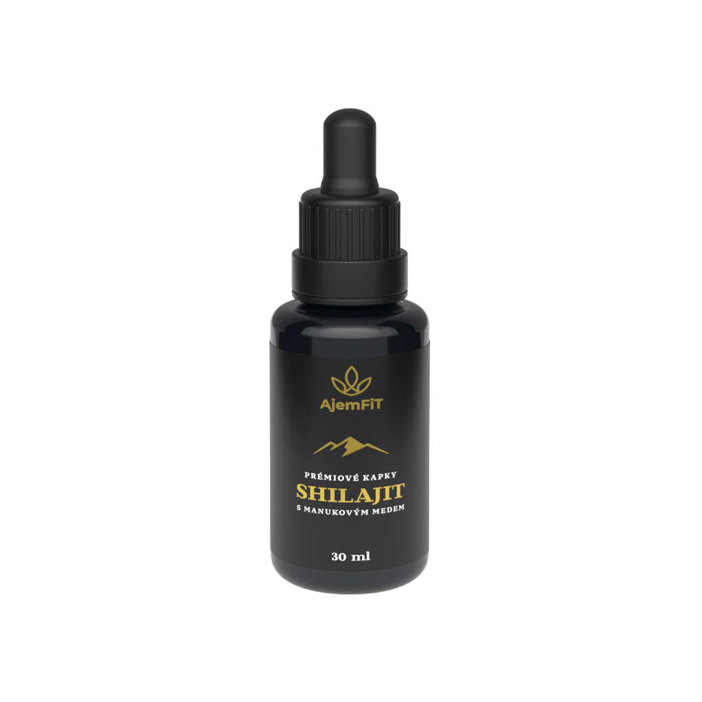 AjemFIT Himalajský Shilajit, Manukový Med - SHILAJIT 10ml