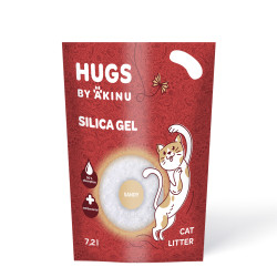 Akinu HUGS by Akinu Sandy Silika gel (jemný - 0,5 - 2 mm) stelivo pro kočky 7,2 l