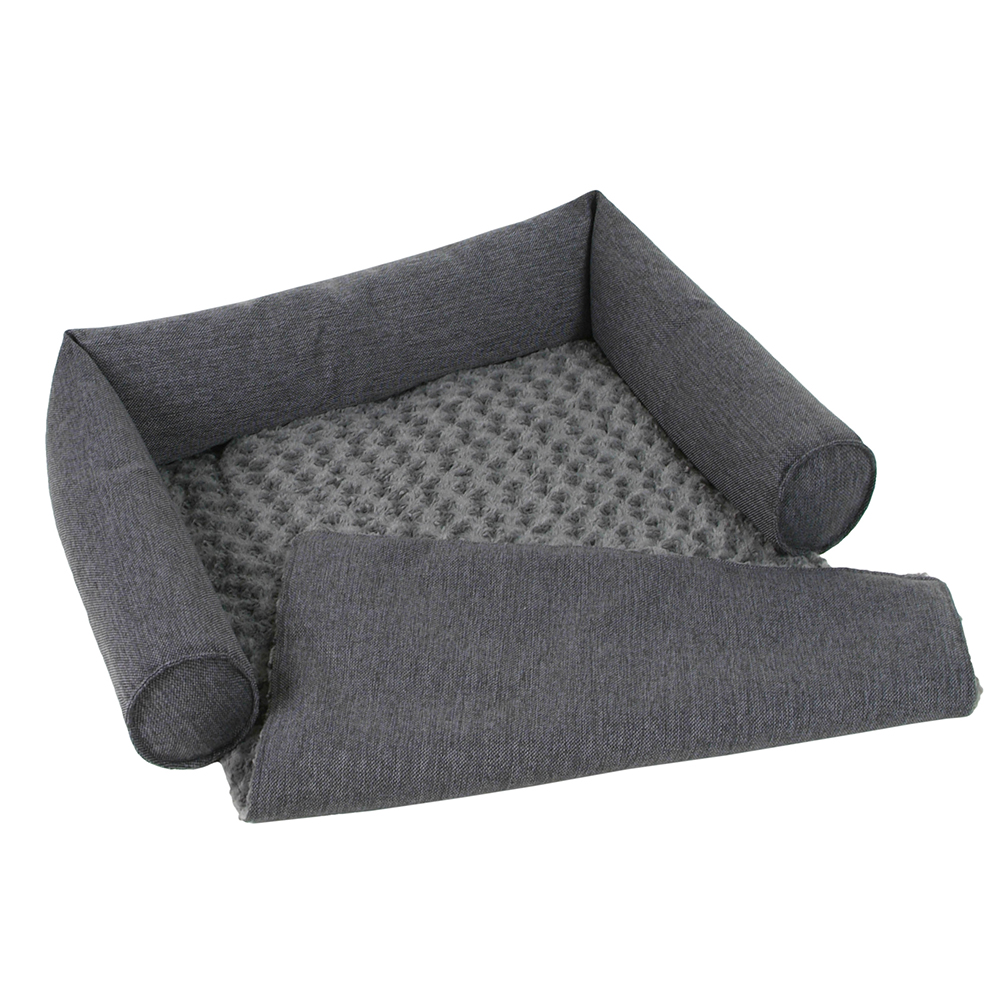 Akinu HUGS Pelech na sedačku pro psy tmavě šedý 80 x 55 cm