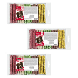 Akinu Tyčinky pamlsek pro psy vícebarevné žvýkací 12,5 cm 3 x 100 ks