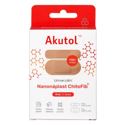 AKUTOL® Nanonáplast ChitoFib®  univerzální balení 15 ks