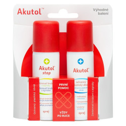 AKUTOL spray + Akutol stop spray výhodné balení 1+1 60ml